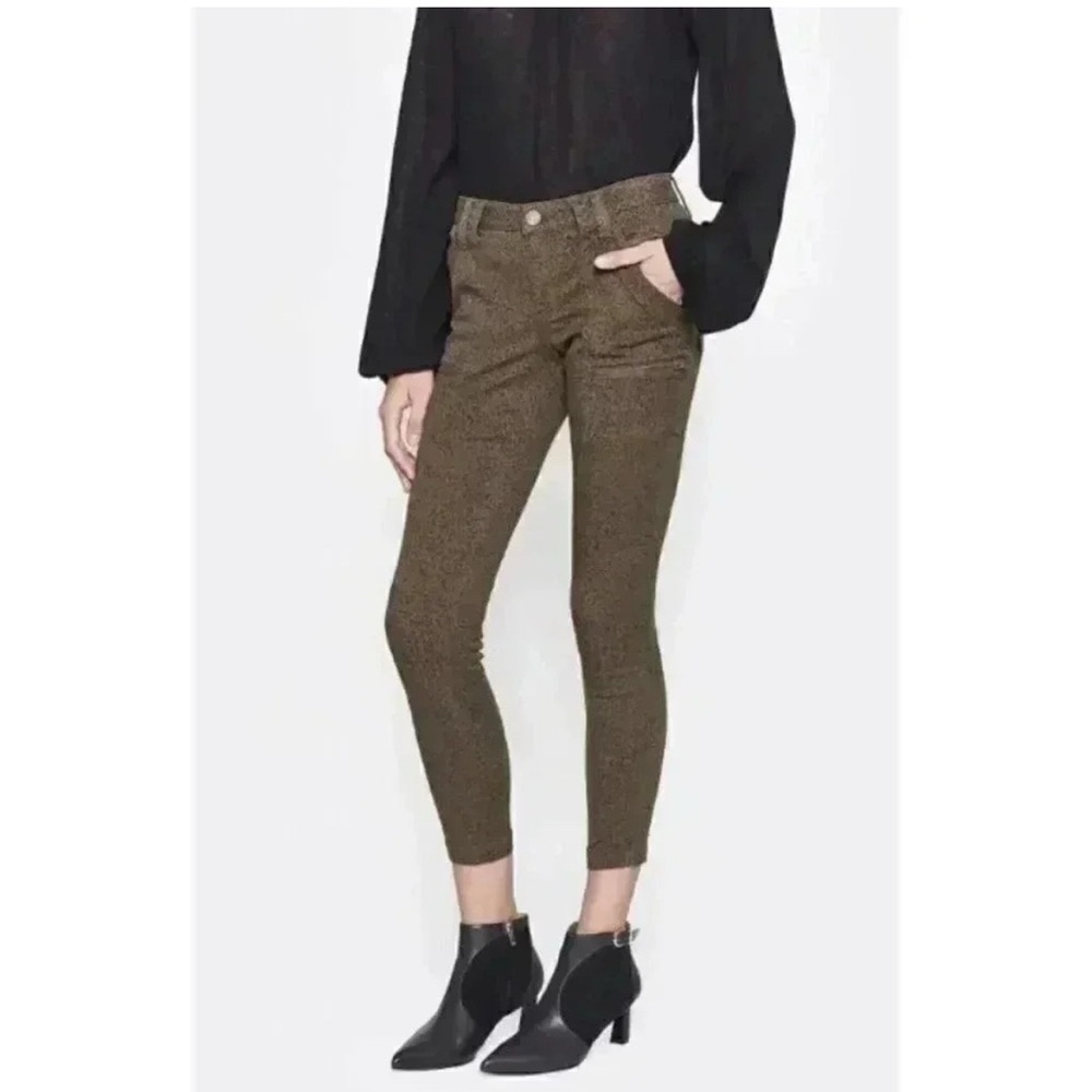 Joie Gray/green  Leopard Print Pants